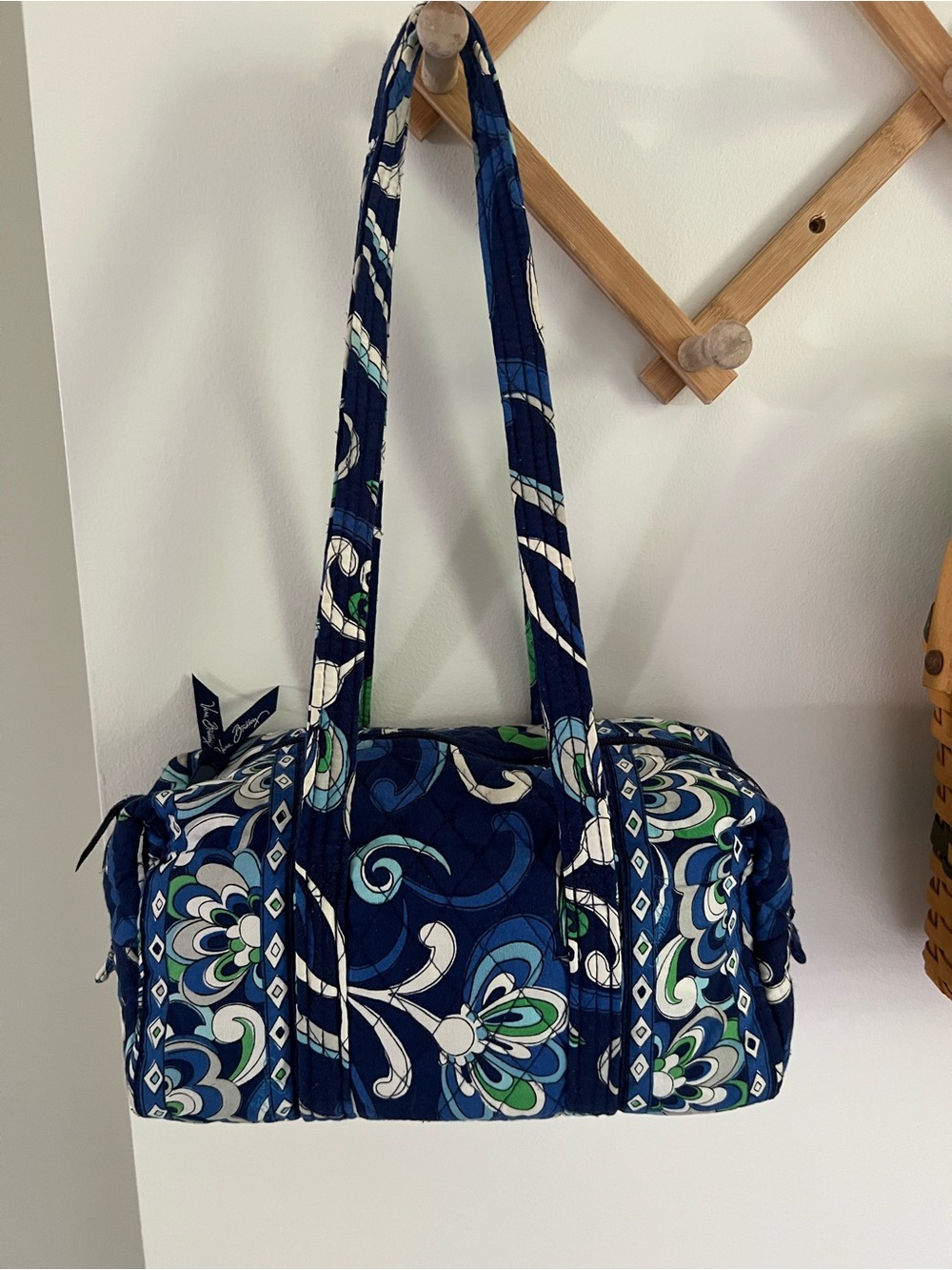 Vera Bradley Mediterranean Blue Small Shoulder Bag (retired)